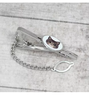 Maine Coon - eleganter Metallschlüsselanhänger von Art-Dog als Geschenk