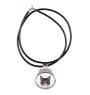 Maine Coon - pendant necklace with graphic on a chain strap by Art-Dog brand