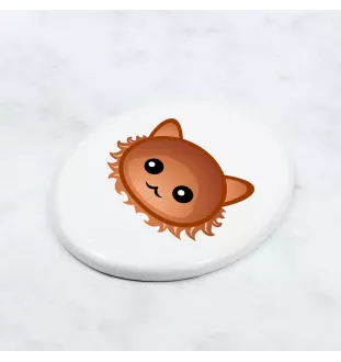 Laperm - Grabplatte aus Keramik mit Grafik und Schriftzug der Marke Art-Dog