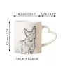 Laperm - tasse avec un chat, une tasse adorable avec une anse en forme de cœur, un cadeau universel de la marque Art-Dog