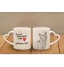 Laperm - tasse avec un chat, une tasse adorable avec une anse en forme de cœur, un cadeau universel de la marque Art-Dog