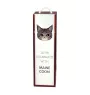 Maine Coon - boîte à vin avec graphisme et logo de la marque Art-Dog