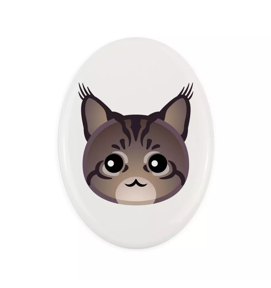 Maine Coon płyta nagrobna z kotem Art-Dog