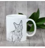 Laperm - cup with a cat, cute cup with graphics, a gift with your photo from the Art-Dog brand