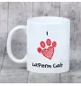 Laperm - cup with a cat, cute cup with graphics, a gift with your photo from the Art-Dog brand