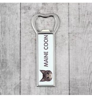 Maine Coon - Flaschenöffner mit Grafik und Logo der Marke Art-Dog