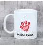Maine Coon kubek z kotem I love Art-Dog