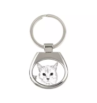 Chat Munchkin - porte-clés avec un chat, porte-clés imprimé, breloque personnalisée de la marque Art-Dog
