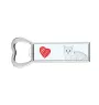 Munchkin Cat - bottle opener with a cat, personalized fridge opener, unique gift for men by Art-Dog brand