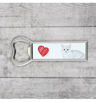 Munchkin Katze - Flaschenöffner mit Katze, personalisierter Kühlschranköffner, ein einzigartiges Geschenk für Männer von der Marke Art-Dog.