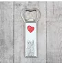 Nebelung Katze - Flaschenöffner mit Katze, personalisierter Kühlschranköffner, ein einzigartiges Geschenk für Männer von der Marke Art-Dog.