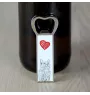 Nebelung Katze - Flaschenöffner mit Katze, personalisierter Kühlschranköffner, ein einzigartiges Geschenk für Männer von der Marke Art-Dog.
