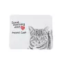 Manx Cat - mouse pad with print, personalized cat pad, unique gadget for an office worker from the Art-Dog brand