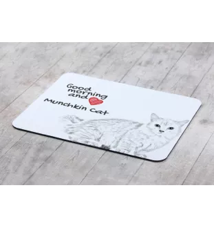 Kot Munchkin podkładka pod mysz z kotem Art-Dog