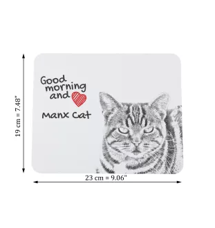 Manx podkładka pod mysz z kotem Art-Dog