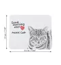 Manx Cat - mouse pad with print, personalized cat pad, unique gadget for an office worker from the Art-Dog brand