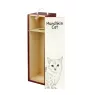 Chat Munchkin - boîte à vin avec un chat, boîte à alcool avec une illustration, boîte personnalisée pour cadeau de la marque Art-Dog