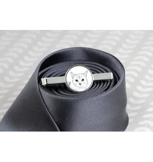 Munchkin Katze - Krawattenklammer mit Katzenmotiv, personalisierter Krawattenclip, einzigartiges Geschenk für Männer von der Marke Art-Dog