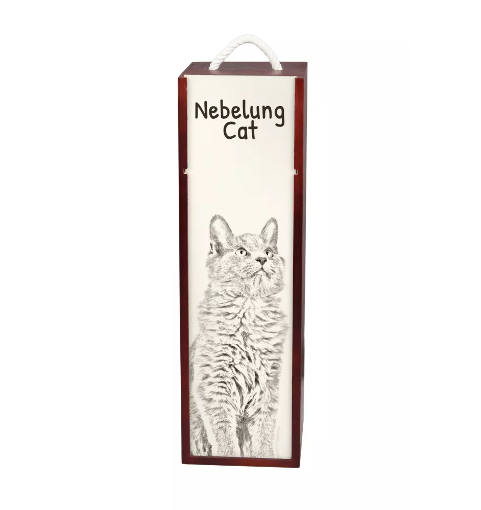 Nebelung pudełko na wino z kotem Art-Dog