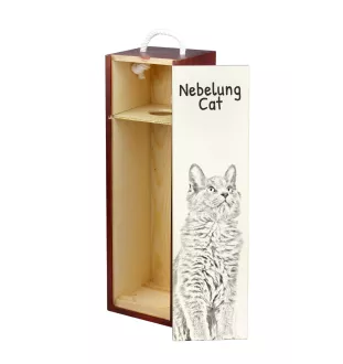 Nebelung pudełko na wino z kotem Art-Dog