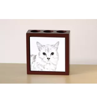 Kot Munchkin stojak na długopisy z kotem Art-Dog