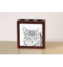 Manx Cat - pen holder with a cat, desk organizer with a print, personalized desk decoration by Art-Dog brand