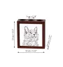 Nebelung Cat - pen holder with a cat, desk organizer with a print, personalized desk decoration by Art-Dog brand