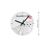 Munchkin Cat - wall clock with a cat, shelf clock with a print, personalized home decoration from the Art-Dog brand