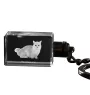 Chat Munchkin - Pendentif en cristal avec photo de chat, pendentif lumineux, cadeau unique de la marque Art-Dog