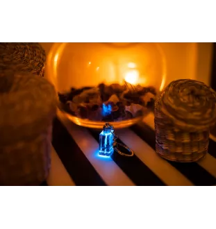 Manx - Kristall-Anhänger mit Katzenfoto, beleuchteter Anhänger, einzigartiges Geschenk der Marke Art-Dog