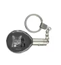 Manx Cat - Fob with cat photo, crystal key ring in gift box, unique gift by Art-Dog brand