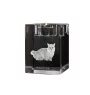 Munchkin Katze - Kerzenhalter mit Katzenfoto, Teelichthalter aus Kristall, personalisiertes Geschenk der Marke Art-Dog