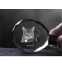 Manx brelok do kluczy kryształowy z kotem Art-Dog