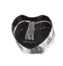 Nebelung Cat - crystal clock with a picture of a cat, heart-shaped shelf clock, personalized standing clock by Art-Dog brand