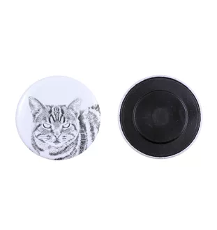 Chat Manx - collection de magnets uniques, photo personnelle, marque Art-Dog