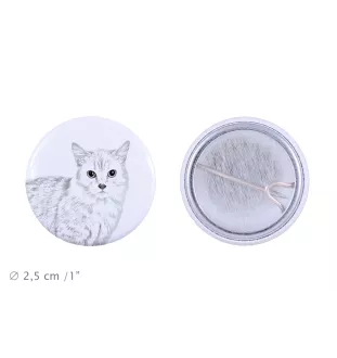 Munchkin Cat - backpack decoration, personalized badge, perfect gadget for animal lovers by Art-Dog brand