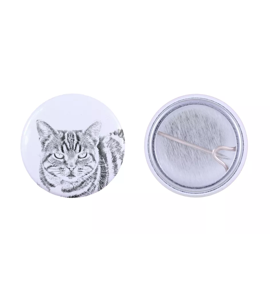 Manx Cat - backpack decoration, personalized badge, perfect gadget for animal lovers by Art-Dog brand