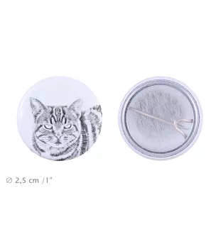 Manx przypinka z kotem mała Art-Dog