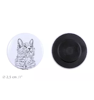Nebelung Cat - collection of unique magnets, own photo, Art-Dog brand
