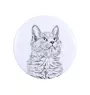 Chat Nebelung - collection de magnets uniques, photo personnelle, marque Art-Dog