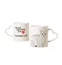 Munchkin Katze Tasse mit Katze, entzückende Tasse mit herzförmigem Henkel, universelles Geschenk der Marke Art-Dog