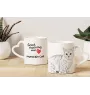 Munchkin - cat mug, adorable heart-shaped handle mug, universal gift from Art-Dog brand
