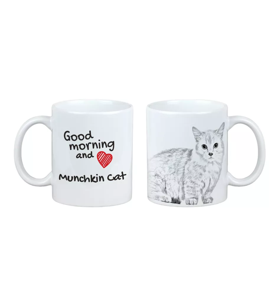 Chat Munchkin - tasse avec un chat, tasse personnalisée avec impression, cadeau classique pour tous de la marque Art-Dog