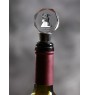 Danish-Swedish Farmdog - Bottle stopper, crystal wine stopper with photo, personalised gift for bartender by Art-Dog brand