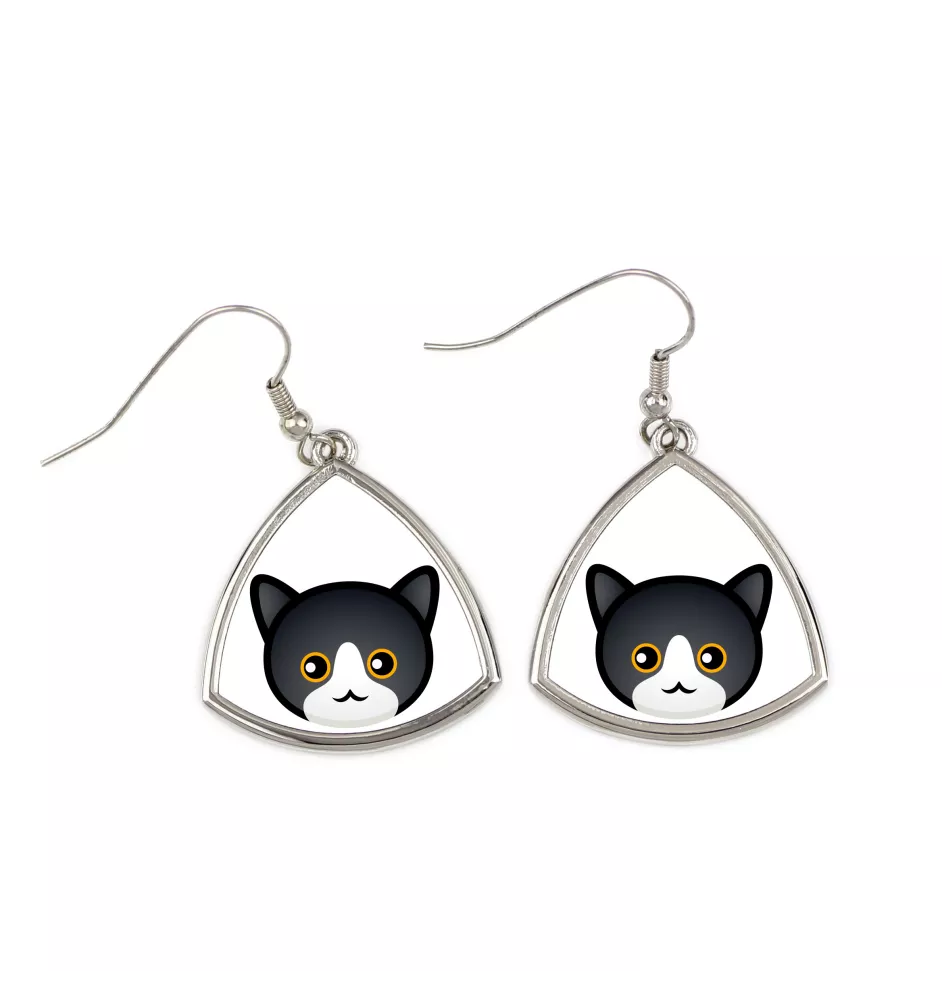 Manx - elegant metal earrings as a gift from the Art-Dog brand