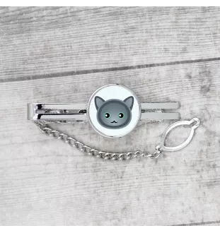 Nebelung - elegant metal keychain as a gift from Art-Dog brand