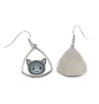 Nebelung - elegant metal earrings as a gift from the Art-Dog brand
