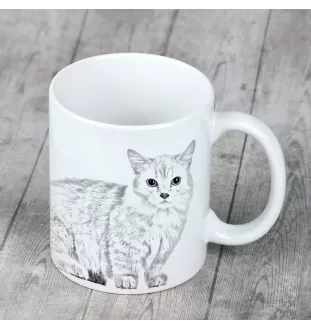 Munchkin Katze - Tasse mit Katze, fröhliche Tasse für Hundefreunde, personalisiertes Geschenk der Marke Art-Dog