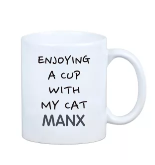 Manx - Tasse mit Grafik und Aufschrift der Marke Art-Dog