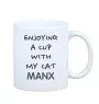 Manx - Tasse mit Grafik und Aufschrift der Marke Art-Dog